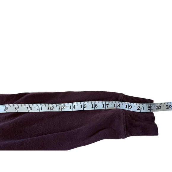 The North Face Hoodie Womens Size Medium M Burgundy Pullover Logo Sweatshirt - Picture 5 of 7